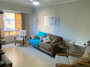 Apartamento Guarujá Pitangueiras 50 metros Praia/3 Dormitórios/Vista do Mar, Sol da manhã